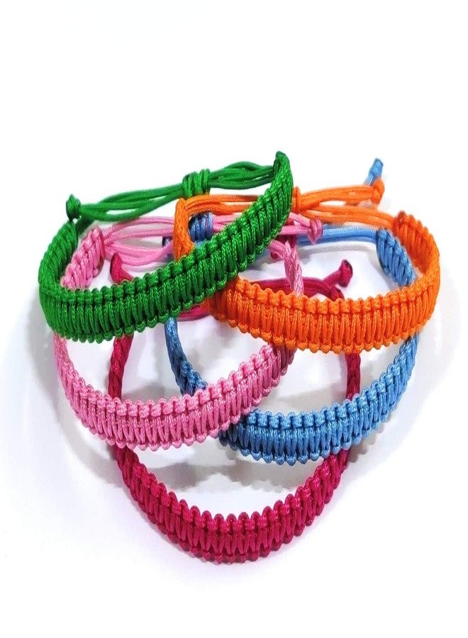 Jewel string Orenge cord bracelet adjustable band for girls boys men women(unisex) (Orange) - Image 4