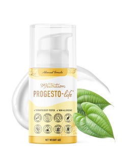 SMNutrition Progesterone Cream for Women Bioidentical 2000mg | Dermatologist-Tested | for Menopause & Menstrual Support | Micronized USP Paraben-Free Progesterone Supplements | Topical ProgestoLife (96 Servings)  - Image 1
