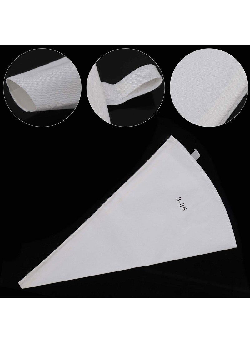 SYOSI 3 Pack Reusable Pastry Piping Bags Canvas Cake Decorating Bags 14 16 18 Inch Icing Frosting Bag  - Image 5