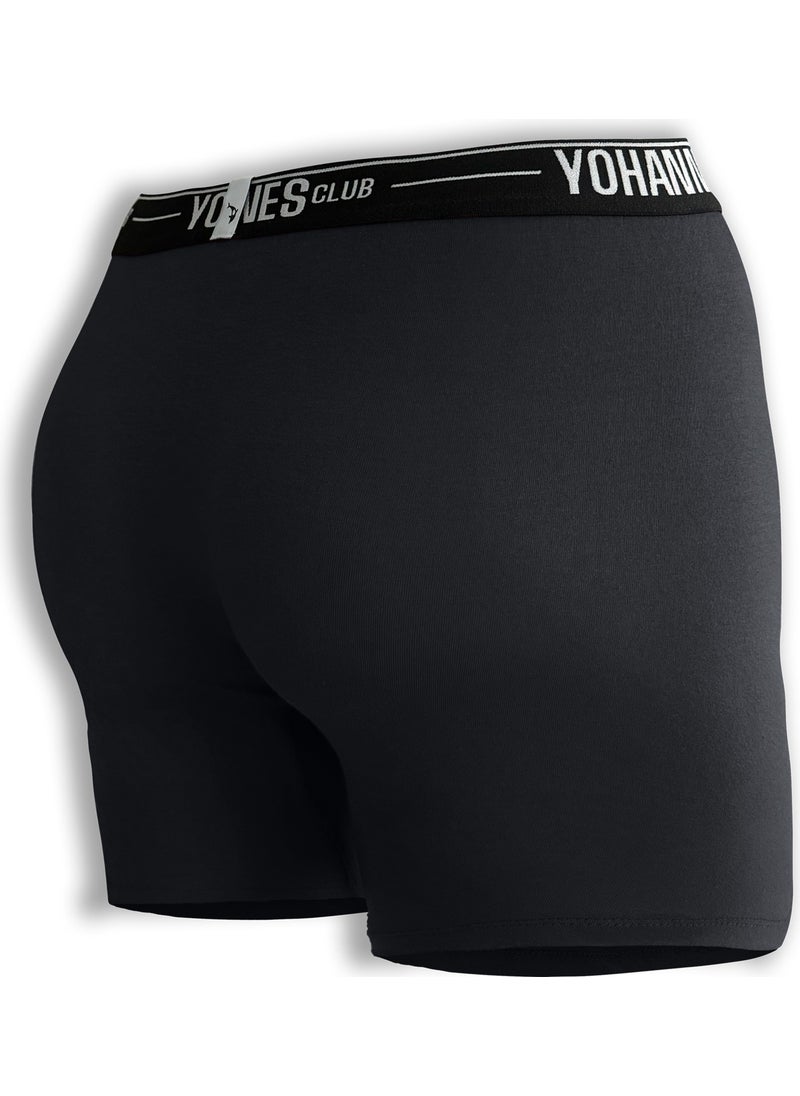 Yohannes Club - , men, Special Compartment Cotton Boxer, single, Smoke - Image 1