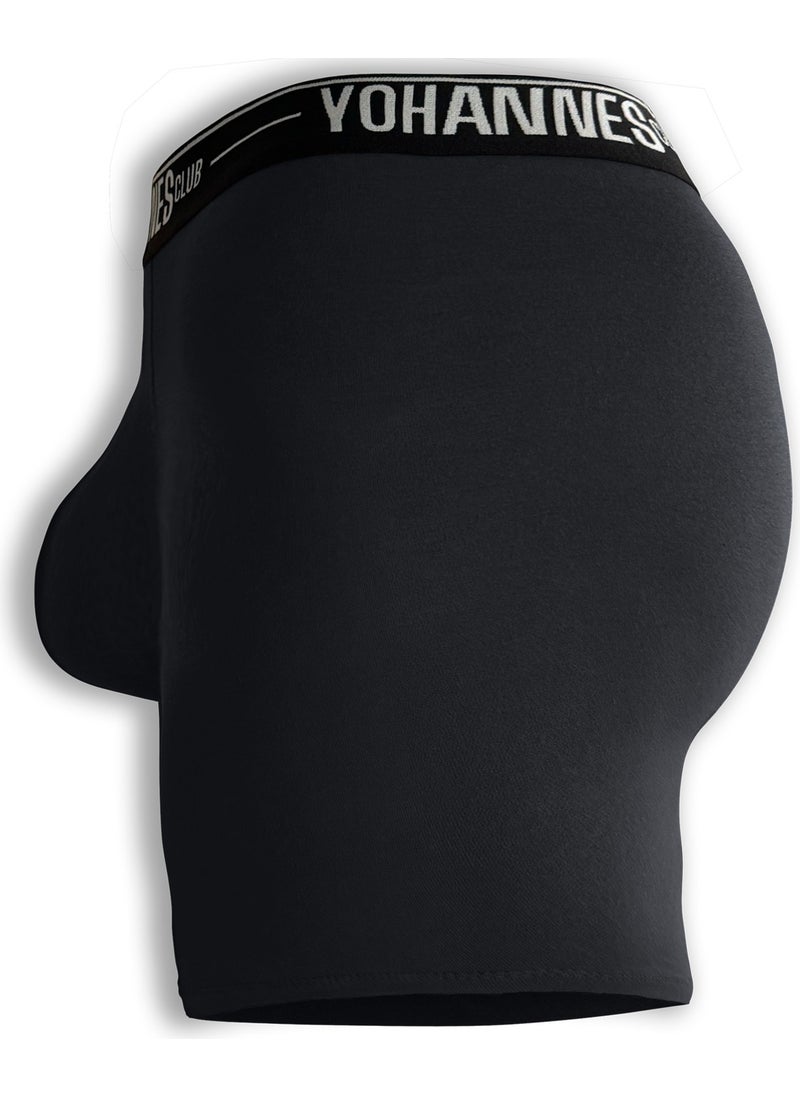 Yohannes Club - , men, Special Compartment Cotton Boxer, single, Smoke - Image 1