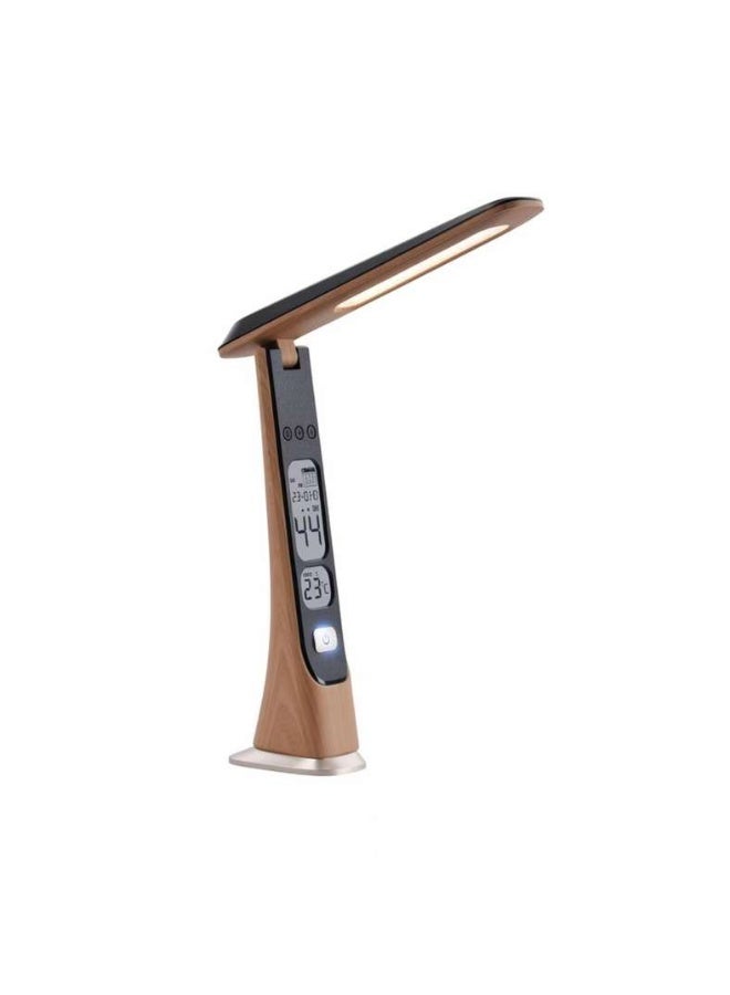 Pan Home Yukina Multi Function LED Desk Lamp - Yellow Wood - Image 3