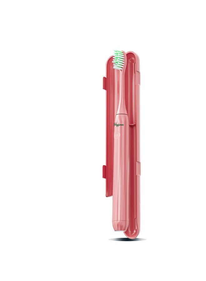Hygienea Sonique Sonic Electric Toothbrush, Ultra-Light Design, 3 Modes, Soft Bristles Automatic Tooth Brush, 30-Second Timer & Replaceable Brush Heads, Color - Blush Pink - Image 2