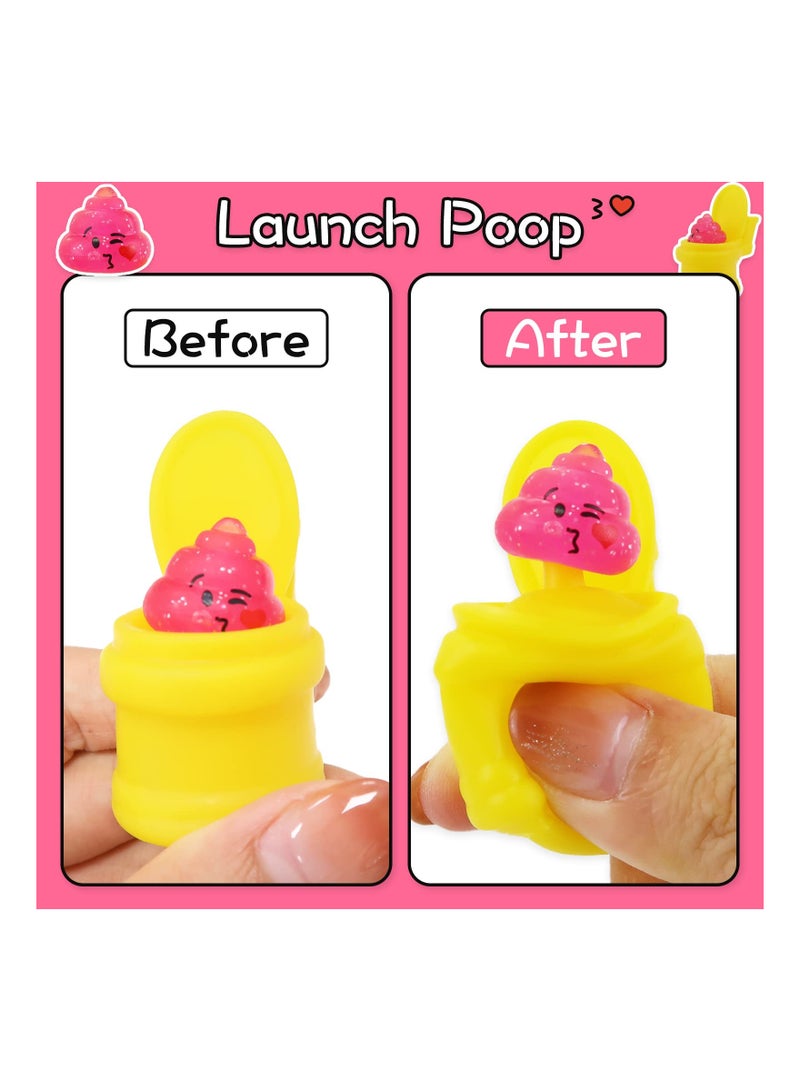 SYOSI 6PCS Mochi Squishy Toys, Squeeze Toy Pack Funny Fidget Toy Novelty Gift Set - Image 3