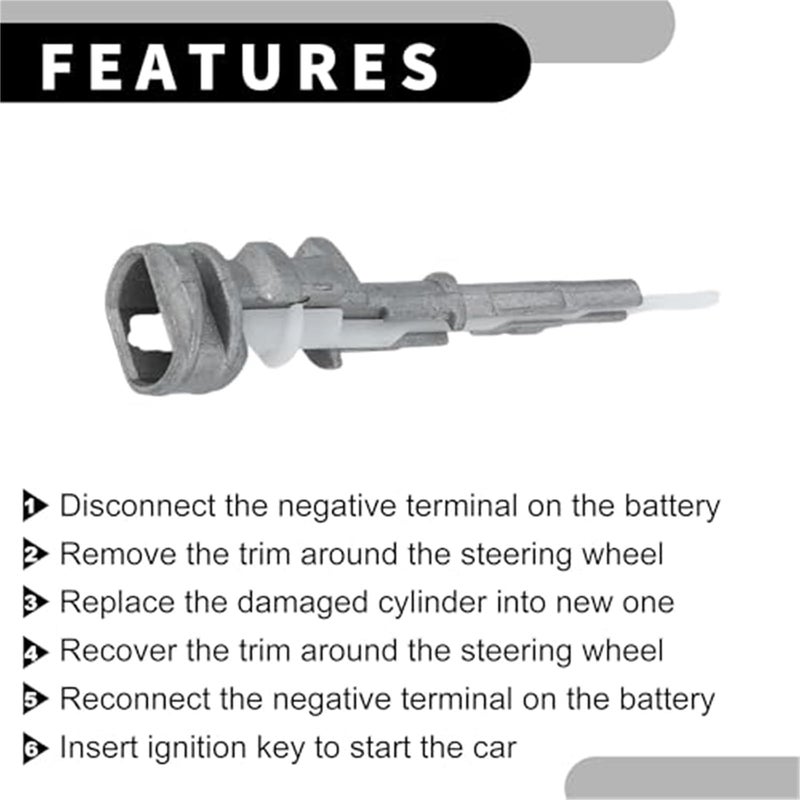 DEMULAX Ignition Starter Switch for Jeep Cherokee 1997-2001 - Image 5