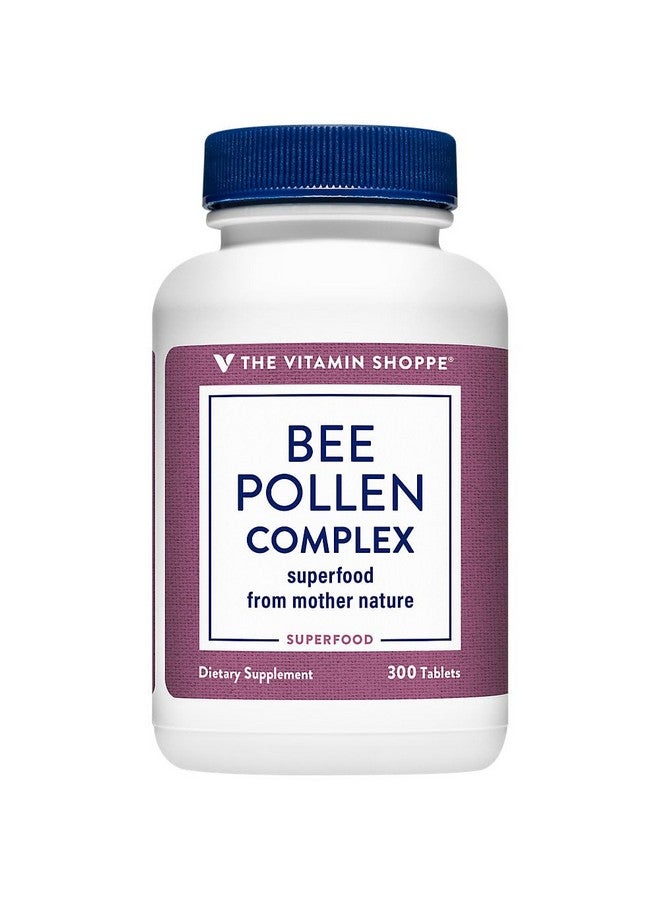 The Vitamin Shoppe Bee Pollen Complex 1,000MG, Superfood with Bee Propolis and Royal Jelly, Seasonal Immune System Support (300 Tablets) - Image 2
