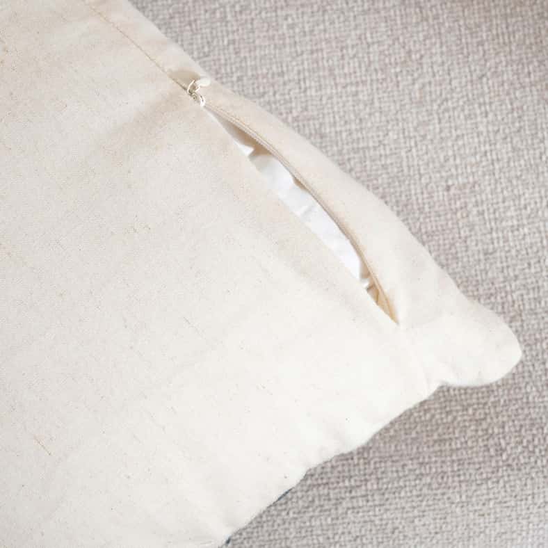 Pan Home Tuscan Embroidered Down Alternative Filled Cushion 50x50cm - Grey - Image 3