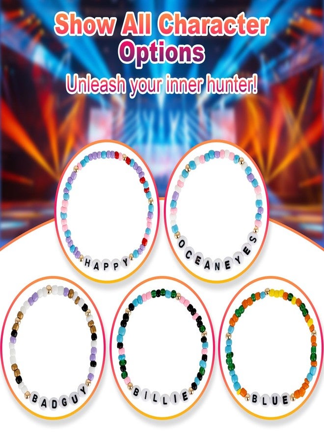KINFERTE for B Merch Gifts Inspired Bracelets Concert Outfit Album vinyl Poster Shirt 5 Sets Stackable Stretch Friendship Bracelets Merchandise Jewelry Birthday Gifts for Fans Women - Image 3