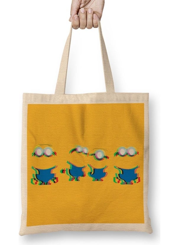 Print Shop Minnions Tote Bag Long Handle