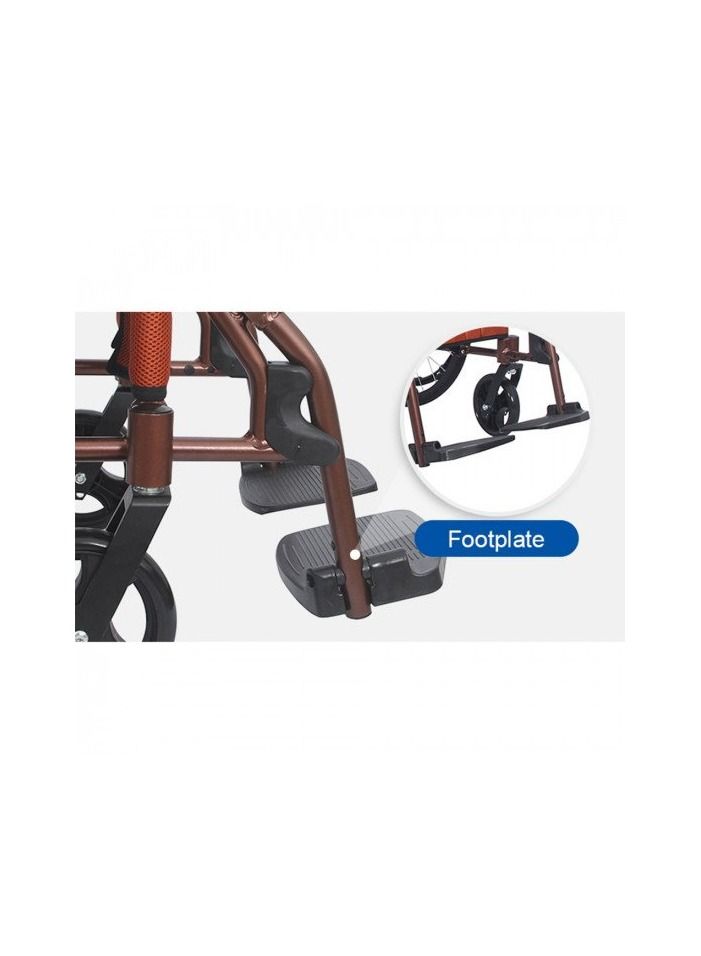 KYN Gold Aluminum Wheelchair 45 cm - Image 5