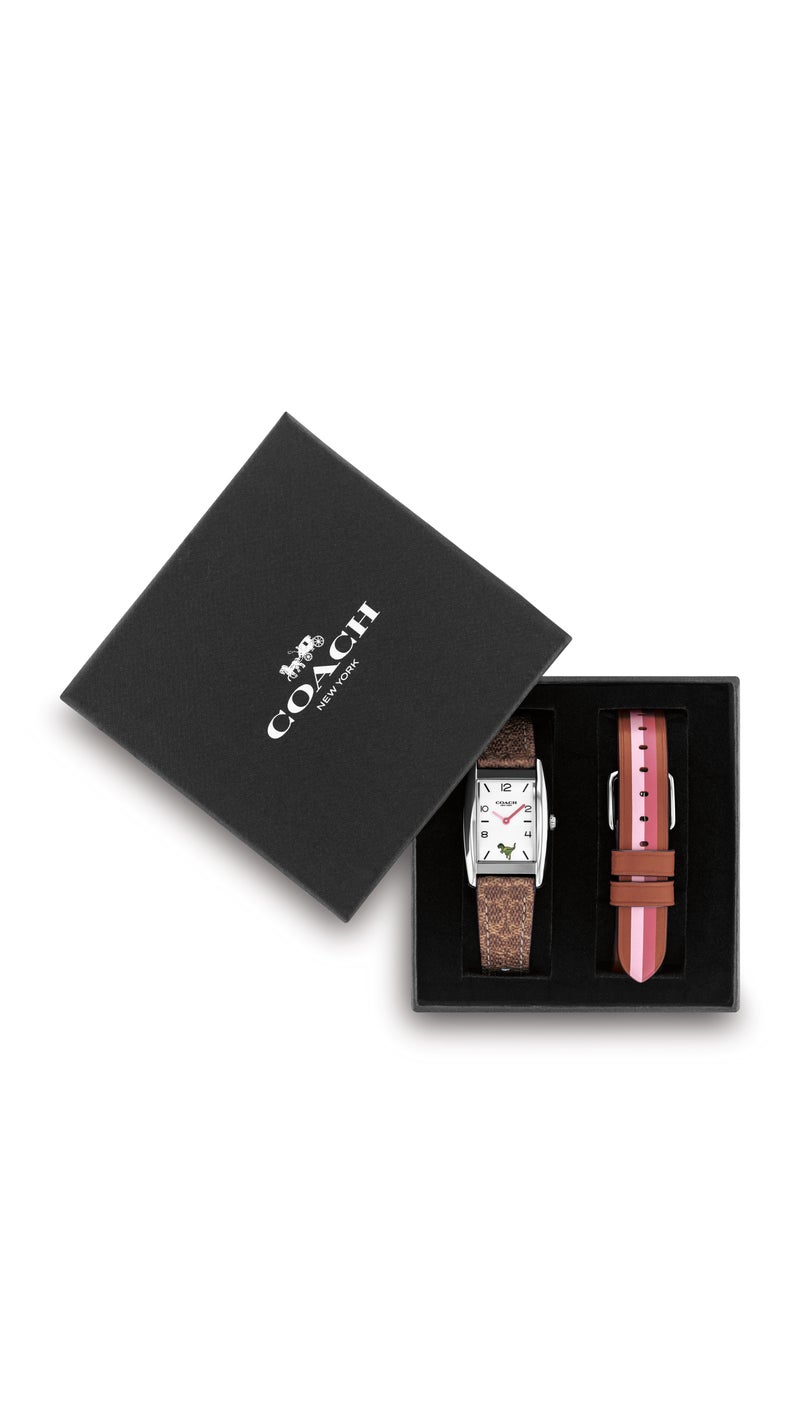 COACH Rectangle Analog Women'S Stainless Steel Case  Watch - Image 2