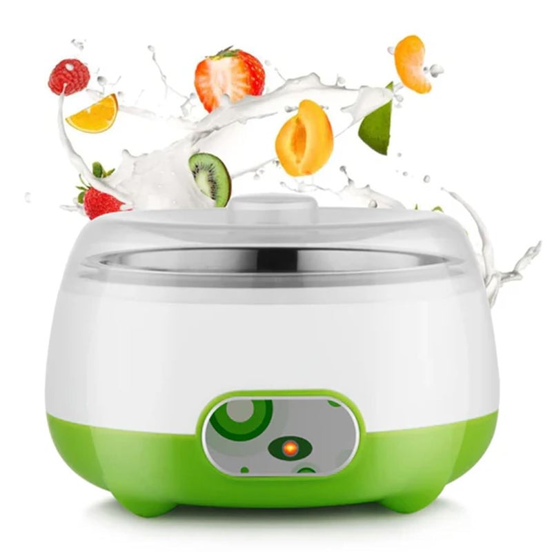 CAZINA CAZINA Electric Yogurt Maker1L Automatic Yogurt Maker Machine in Home Kitchen Stainless Steel Yogurt Maker with Temperature Control Homemade Fresh Yogurt Dahi Maker with Auto SwitchOff  - Image 3