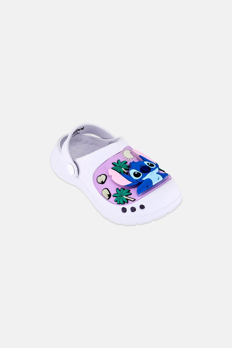Disney Kids Boy Stitch Slip on Clogs, Multicolor - Image 1