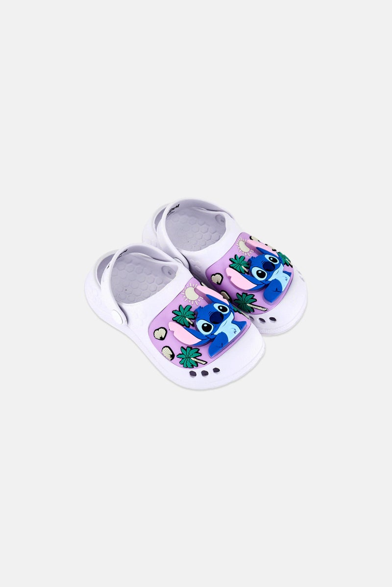 Disney Kids Boy Stitch Slip on Clogs, Multicolor - Image 2