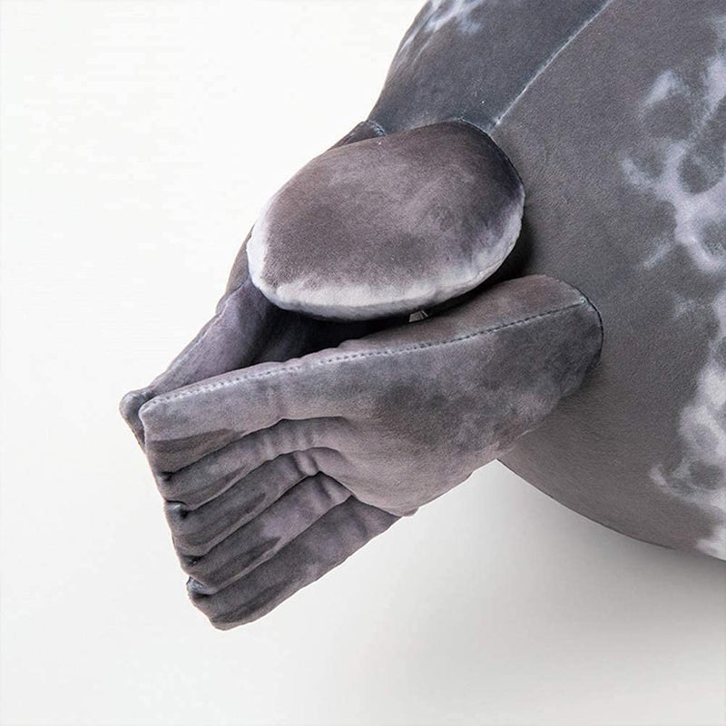ETAOLINE Chubby Blob Seal Pillow Cute Seal Plush Toy Cotton Stuffed Animals (Small) - Image 3