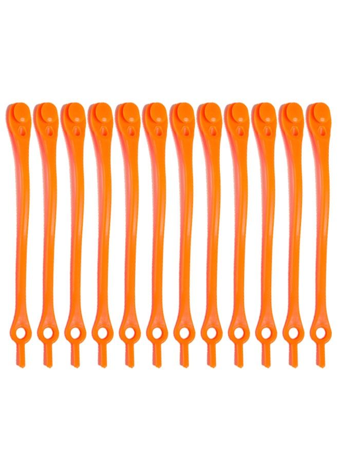 ZCM-HAPPY 12-Piece Elastic Silicone Waterproof No Tie Shoelaces Set  - Image 1