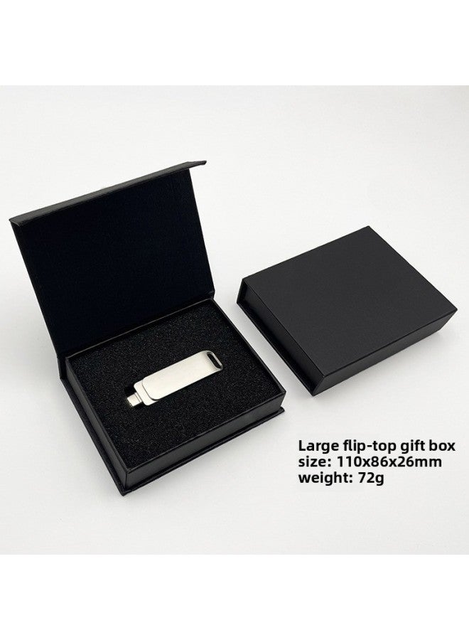 Loquat Type-C Mobile Phone U Disk Metal Rotating U Disk High Speed 3.0USB Large Capacity 64g USB Dual Interface-Color:Rose Gold-Capacity:USB3.0/8GB  - Image 5