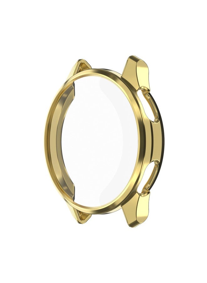 BURAQ For Garmin Approach S50 Electroplated TPU Full Coverage Watch Protective Case(Gold) - Image 3