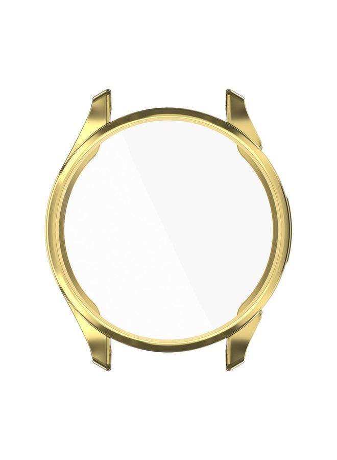 BURAQ For Garmin Approach S50 Electroplated TPU Full Coverage Watch Protective Case(Gold) - Image 5