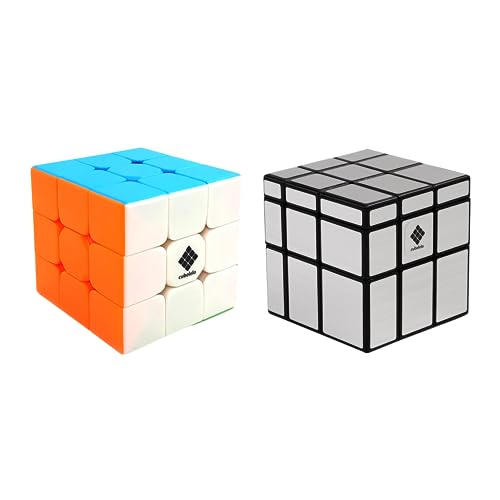 Cubelelo Drift 3x3 Stickerless & Mirror Cube (Silver) Gift Box Combo Set | Ideal Gift for Puzzle Lovers | Toys for Kids 6-10 Year Old and Adults | 3x3x3 High Speed 3 3 & Shape Shifter - Image 2