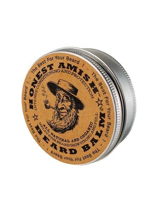 Honest Amish - Honest Amish Beard Balm - New Large 4 Ounce Twist Tin - Image 1