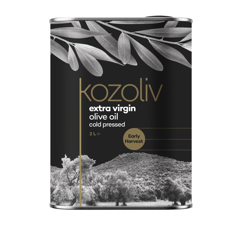 Kozoliv Early Harvest Cold Pressed Extra Virgin Olive Oil 2 L - Image 1