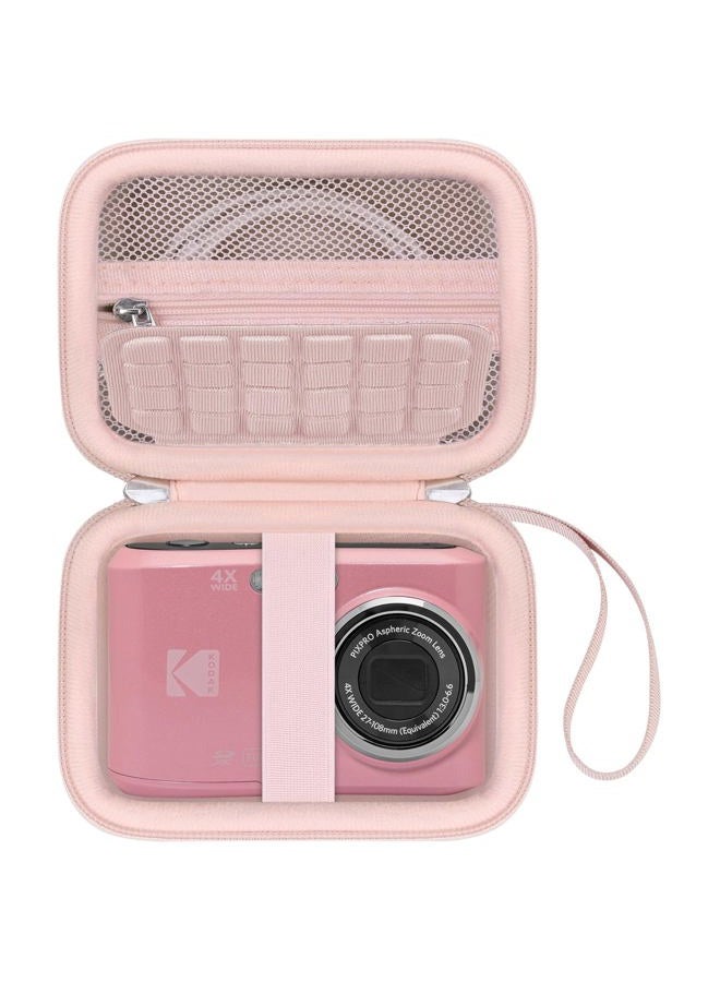 Canboc Carrying Case for Kodak PIXPRO FZ55/ FZ45 16MP Digital Camera, Small-Pink, 4,5 x 3,08 x 2,25 inch, For Kodak Pixpro Fz55/ Fz45 Case - Image 1