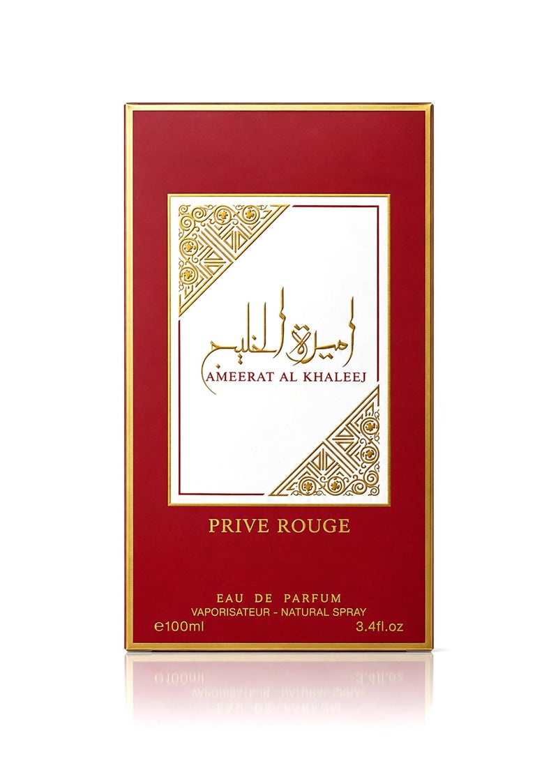 OUDI Ameerat Al Khaleej Prive Rouge Eau De Parfum for Women 100 ml | Musky Perfume for Women with Musky, Woody & White Floral Fragrance | Best Perfume for Women - Image 4