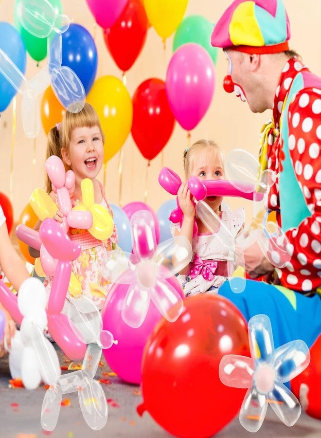 Cidenbio 260 Balloons Clear, Long Balloons 100PCS, Animal Balloon, Modeling Transparent Long Skinny Balloon, Party Favors for Birthday Party Wedding Graduation Christmas Decoration - Image 4