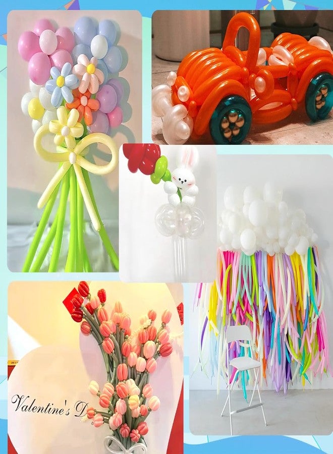 Cidenbio 260 Balloons Clear, Long Balloons 100PCS, Animal Balloon, Modeling Transparent Long Skinny Balloon, Party Favors for Birthday Party Wedding Graduation Christmas Decoration - Image 3