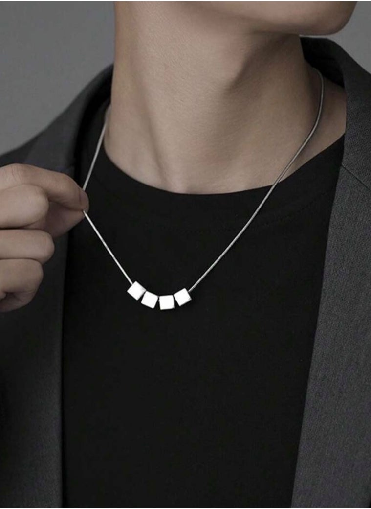 JewelryLand Elegant Stainless Steel Necklace For Men  - Image 1
