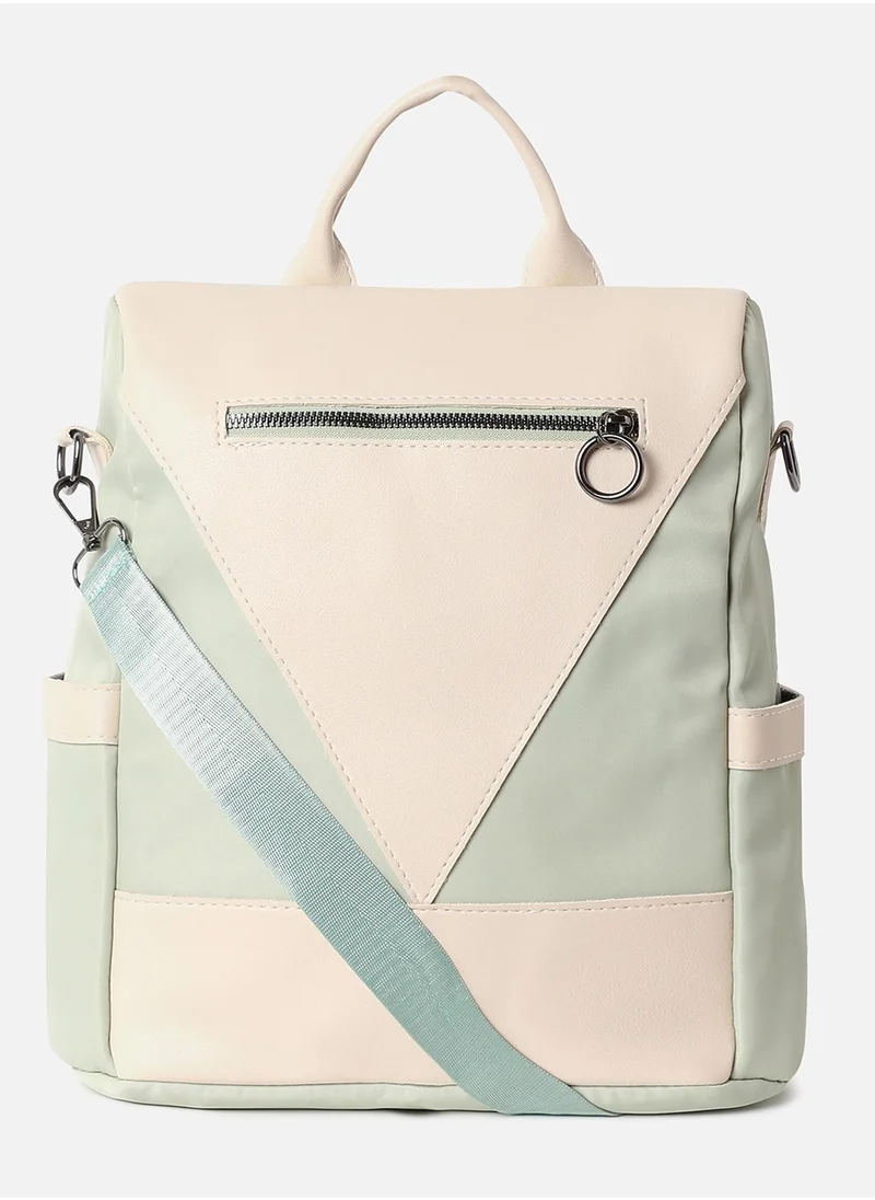 Haute Sauce Zea White & Green Backpack