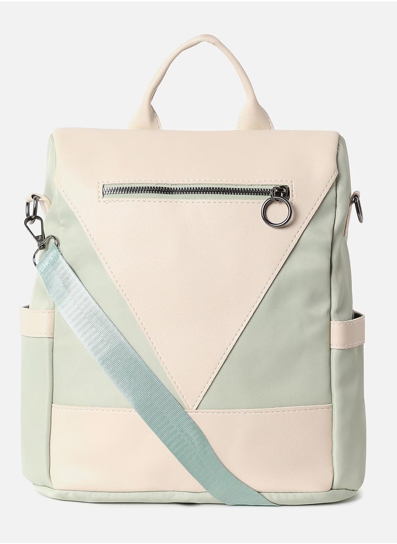 Haute Sauce Zea White & Green Backpack  - Image 1