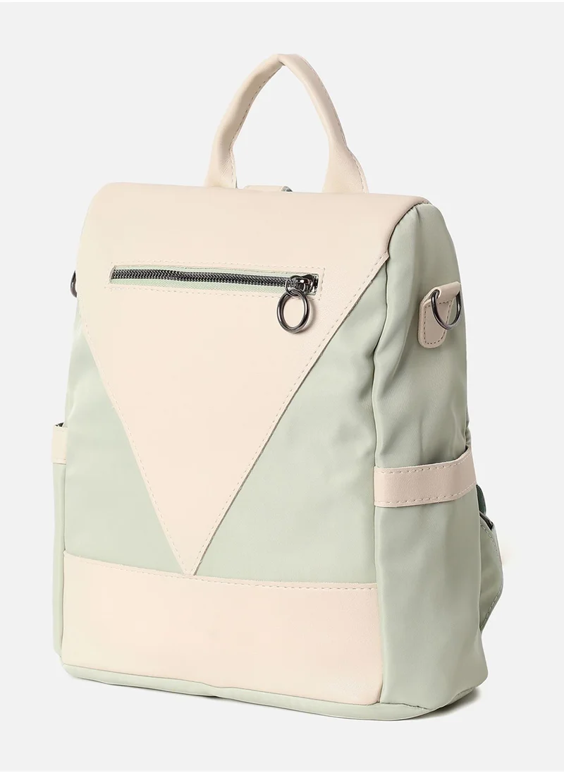 Haute Sauce Zea White & Green Backpack