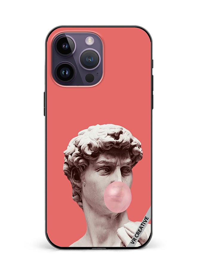 VR CREATIVE Protective Case Cover For Apple iPhone 16 Pro Gum, Esthetics, Retro wave Design Multicolour - Image 1