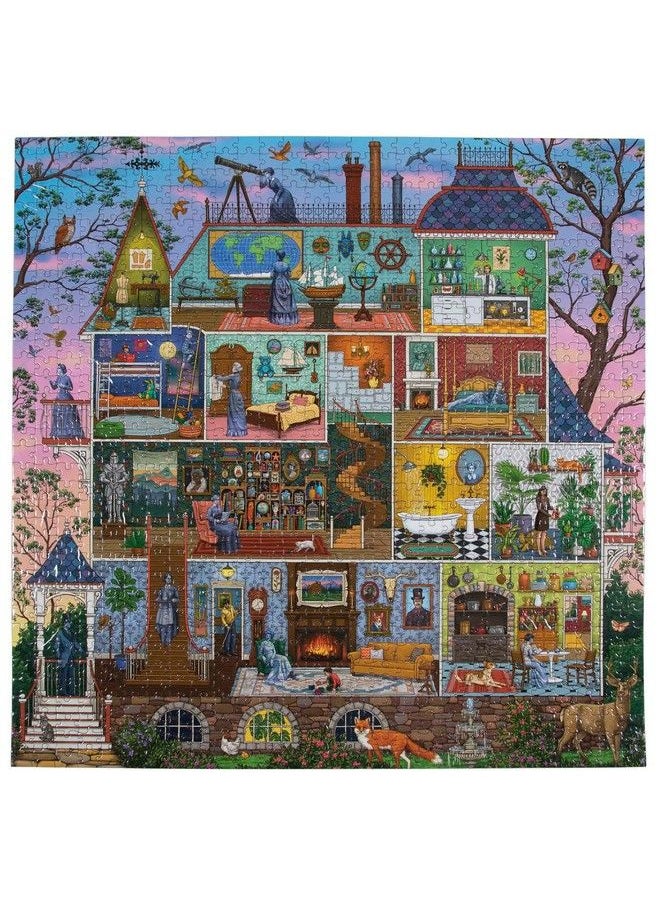 eeboo - Piece And Love The Alchemist Home 1000 Piece Square Adult Jigsaw Puzzle/Ages 14+ (Pztast) - Image 1