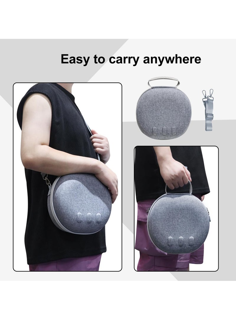 Excefore Hard Carrying Case Compatible with Meta Quest 3, Protect Gaming Headset and Controllers Accessories, for Travel and Home Storage, Not Fit for Official Elite Strap, Gray - Image 4