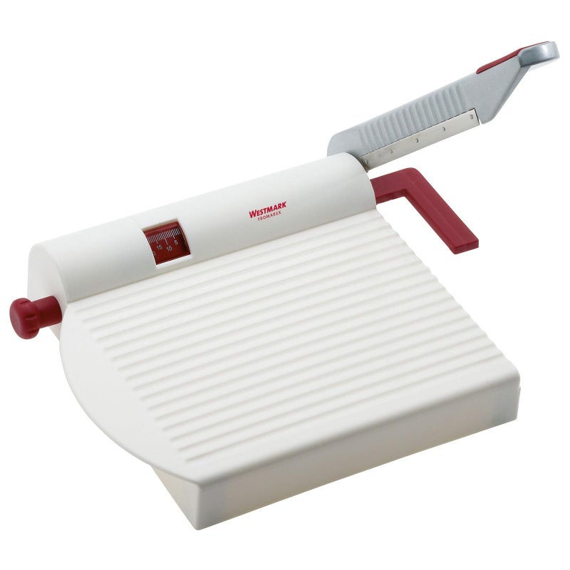 Westmark Westmark Germany Multipurpose Stainless Steel Cheese and Food Slicer with Board and Adjustable Thickness Dial (White) -  - Image 1