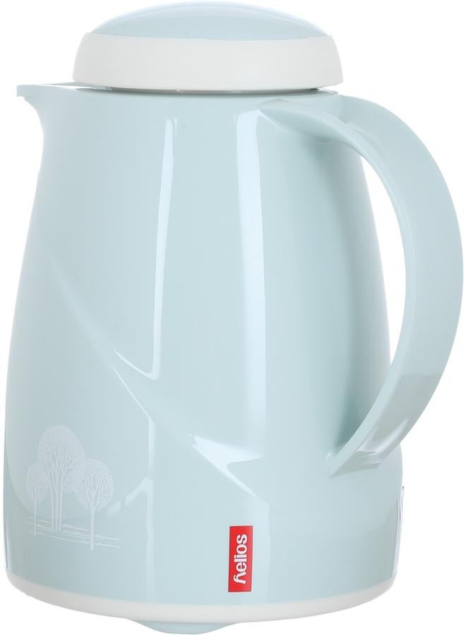 هيليوس ترمس بلاستيكي ألماني سعة 0.3 لتر بنقشة شجرة أزرق سماوي - Image 4