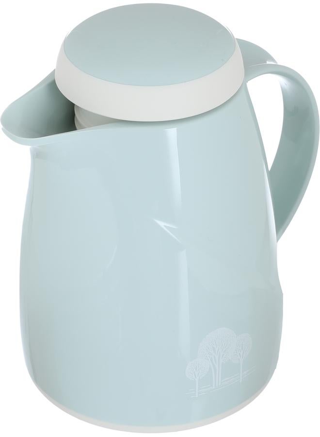 هيليوس ترمس بلاستيكي ألماني سعة 0.3 لتر بنقشة شجرة أزرق سماوي - Image 3