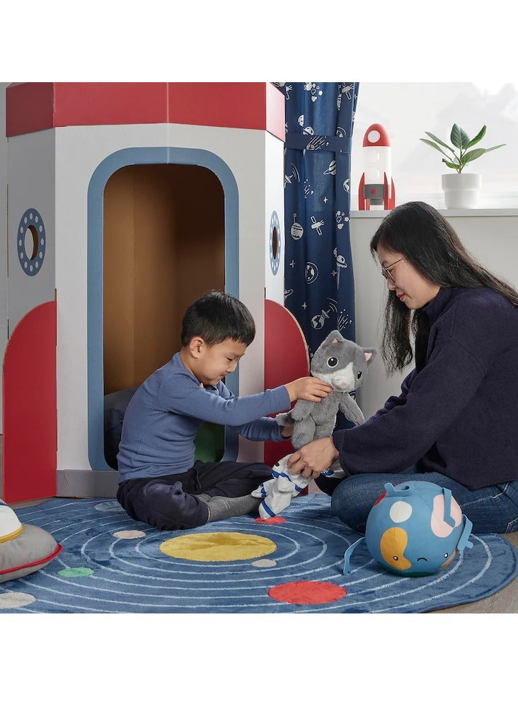 Zaboon Soft Toy, Cat Grey/White - Image 4