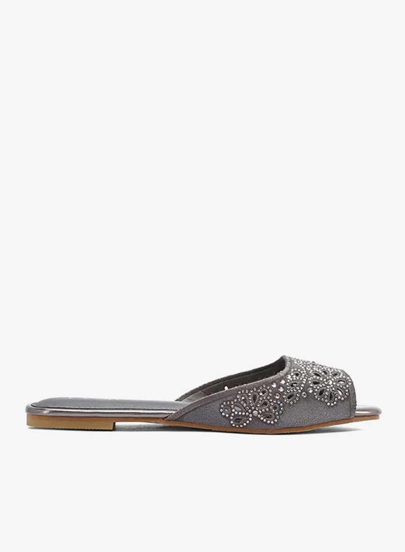 فايور Stylish Laser-Cut Ornate Flat Slide MY 382