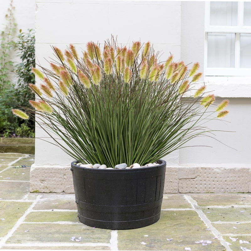 Ttranewsoo Artificial Grass, Fake Grass, Artificial Shrubs, Wheatgrass Cattails Fake Grass Decorations, Artificial Plants, Ornamental Grass, Outdoor Fake Grass, Green Leafy Decorations (12PCS) - Image 3