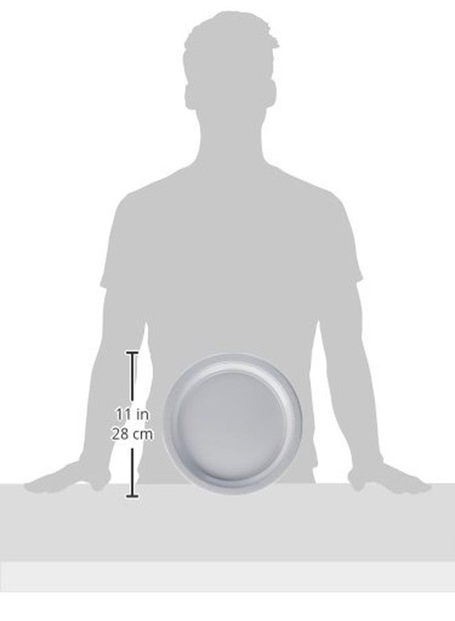 Amscan Frosty White Round Paper Plates - 10", 20 Ct - Image 4