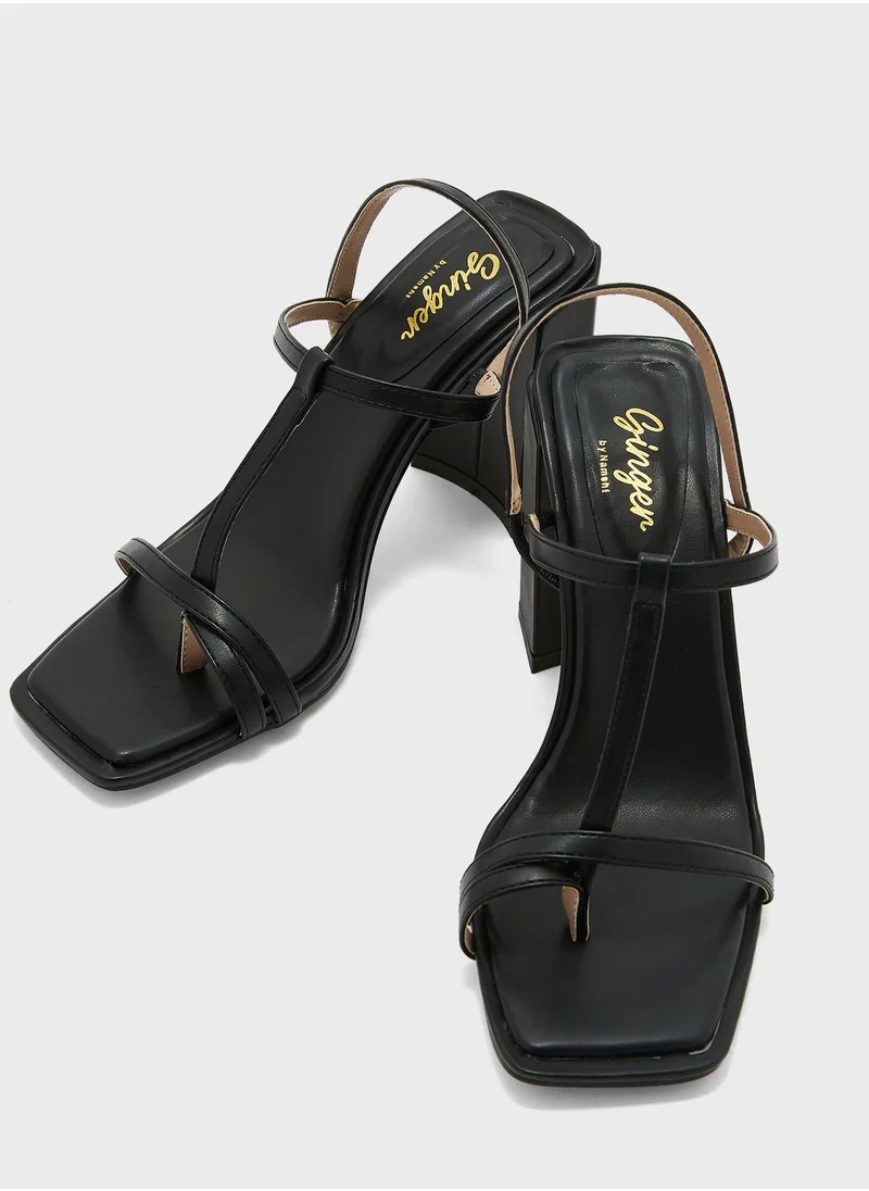 Ginger Block Heel Sandals