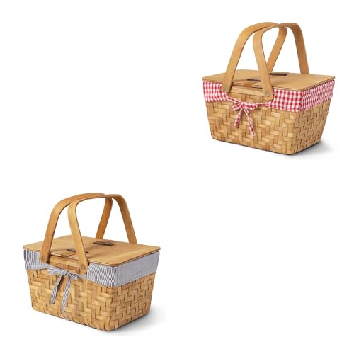 coldchill Insulated Picnic Basket Cooler Bag with Leak-Proof Liner, 26L Large Capacity for 12 Adults, Picnic Basket - Image 2