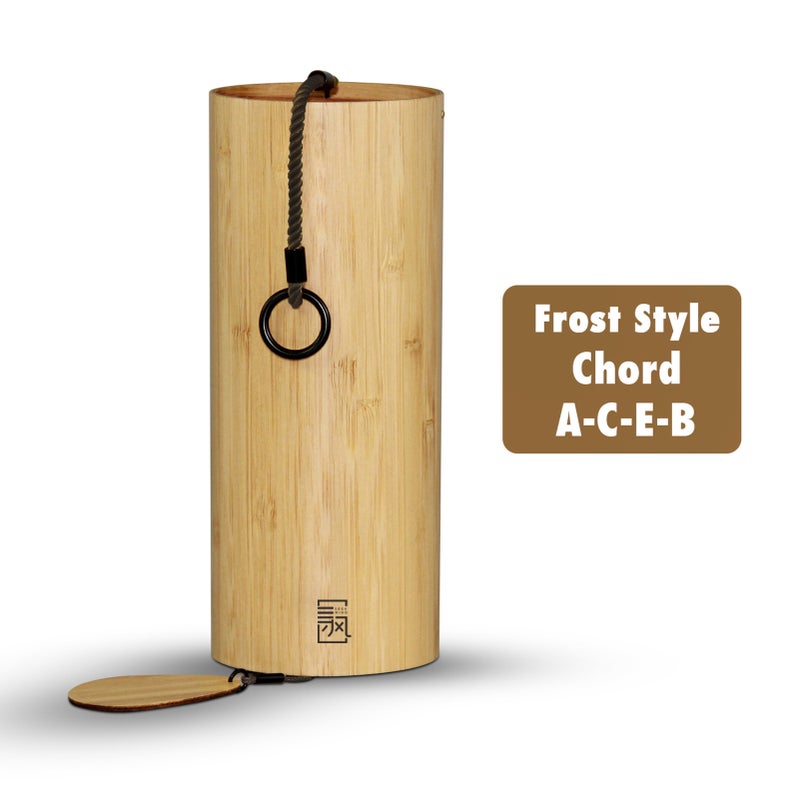 Seek Wind Bamboo Wind Chimes Meditation Chord Windchime Windbell for Outdoor Garden Patio Home Decoration Zen Meditation Relaxation Frost:Am Chord - Image 3