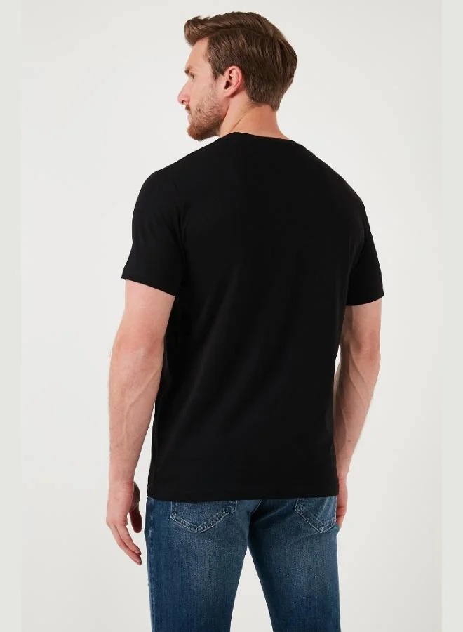 Buratti  Buratti Cotton Slim Fit Crew Neck T Shirt Men's T SHIRT 646R8290 for Men | Best Price UAE