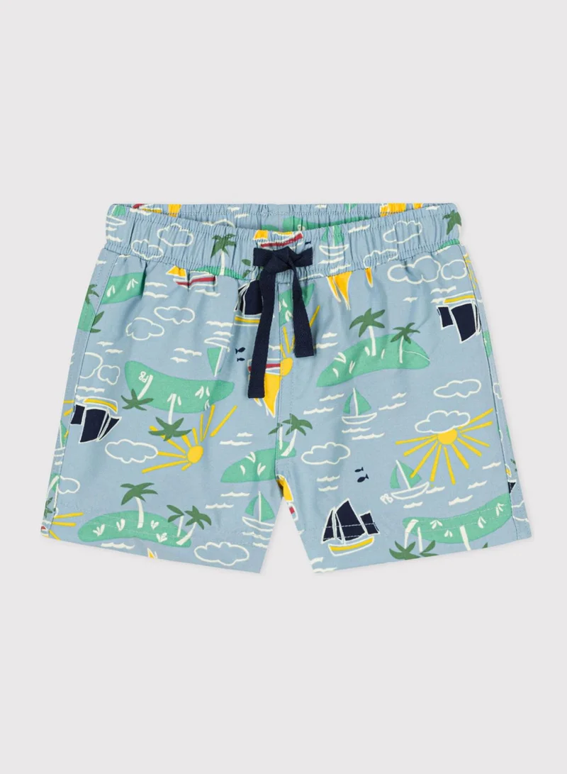 Petit Bateau Kids Printed Swim Shorts