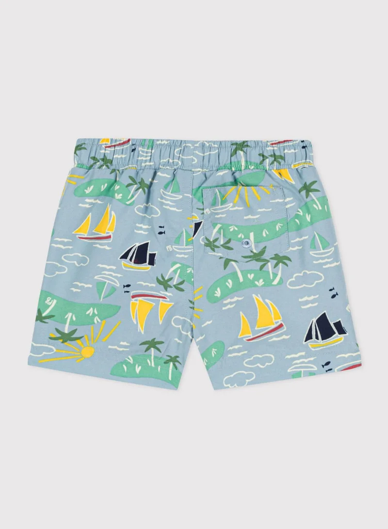 Petit Bateau Kids Printed Swim Shorts